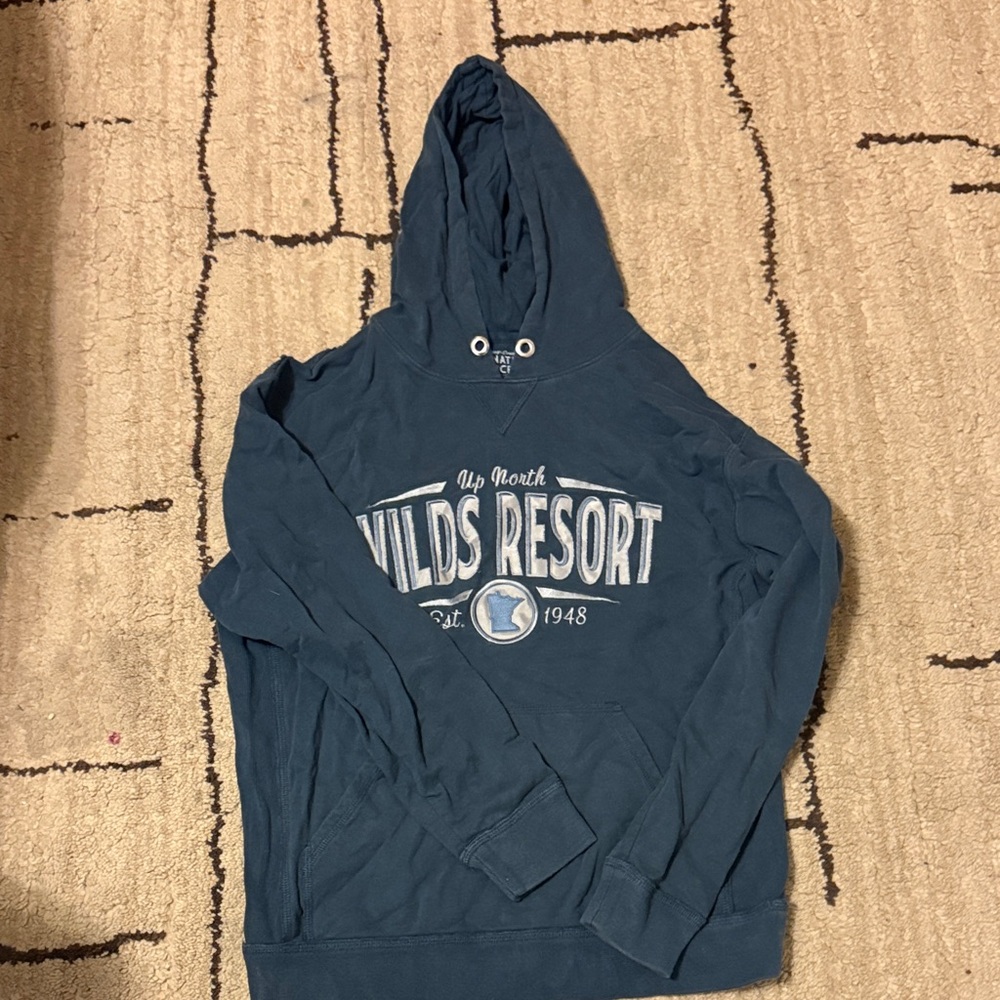 Women’s Blue Hoodie Sweater